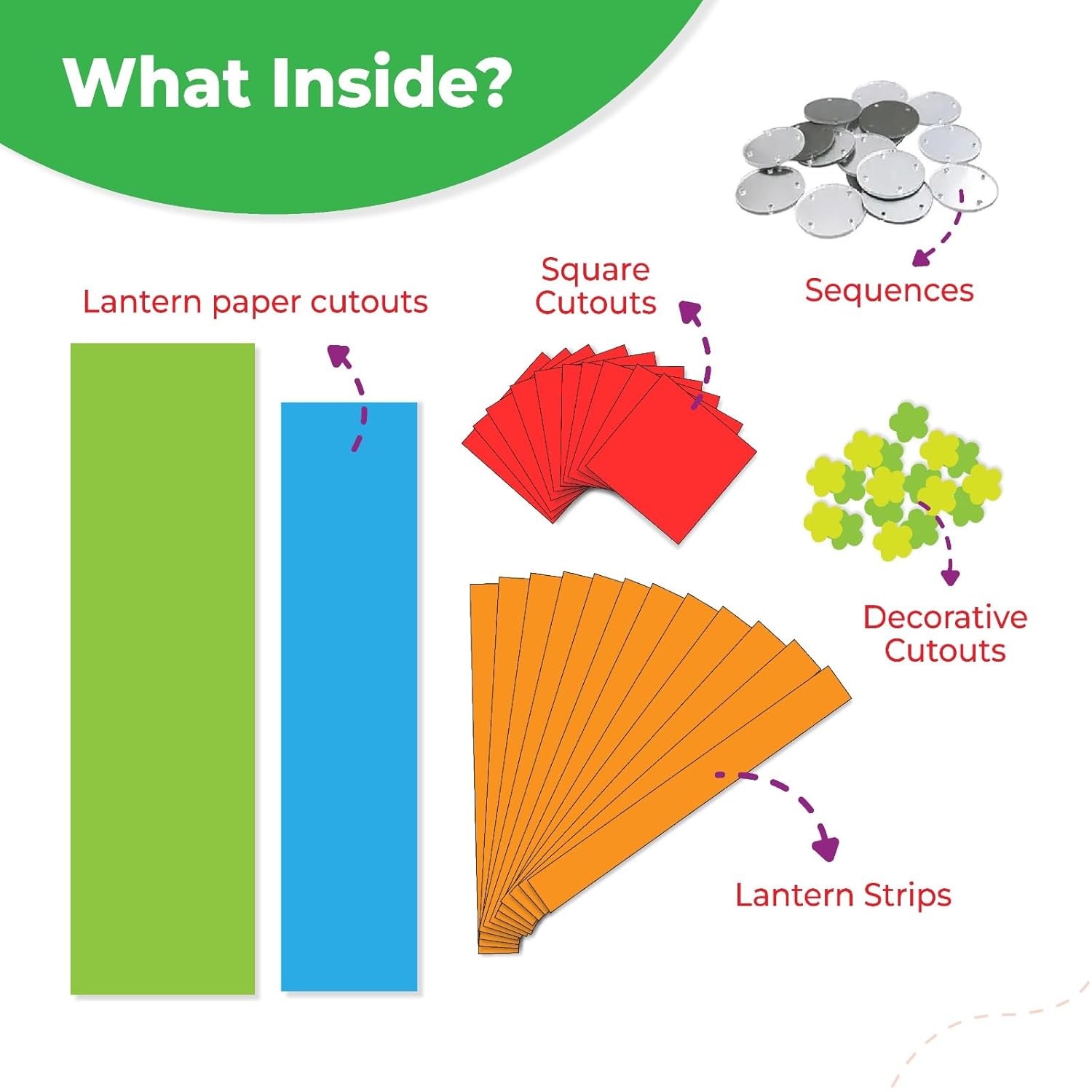 Lighthouse DIY Lantern Kit for Diwali | Art and Craft Kit for Kids | Diwali Decoration Kit, Includes Paper Cutouts, Sequences, Lantern Strips and More (Pack of 5)