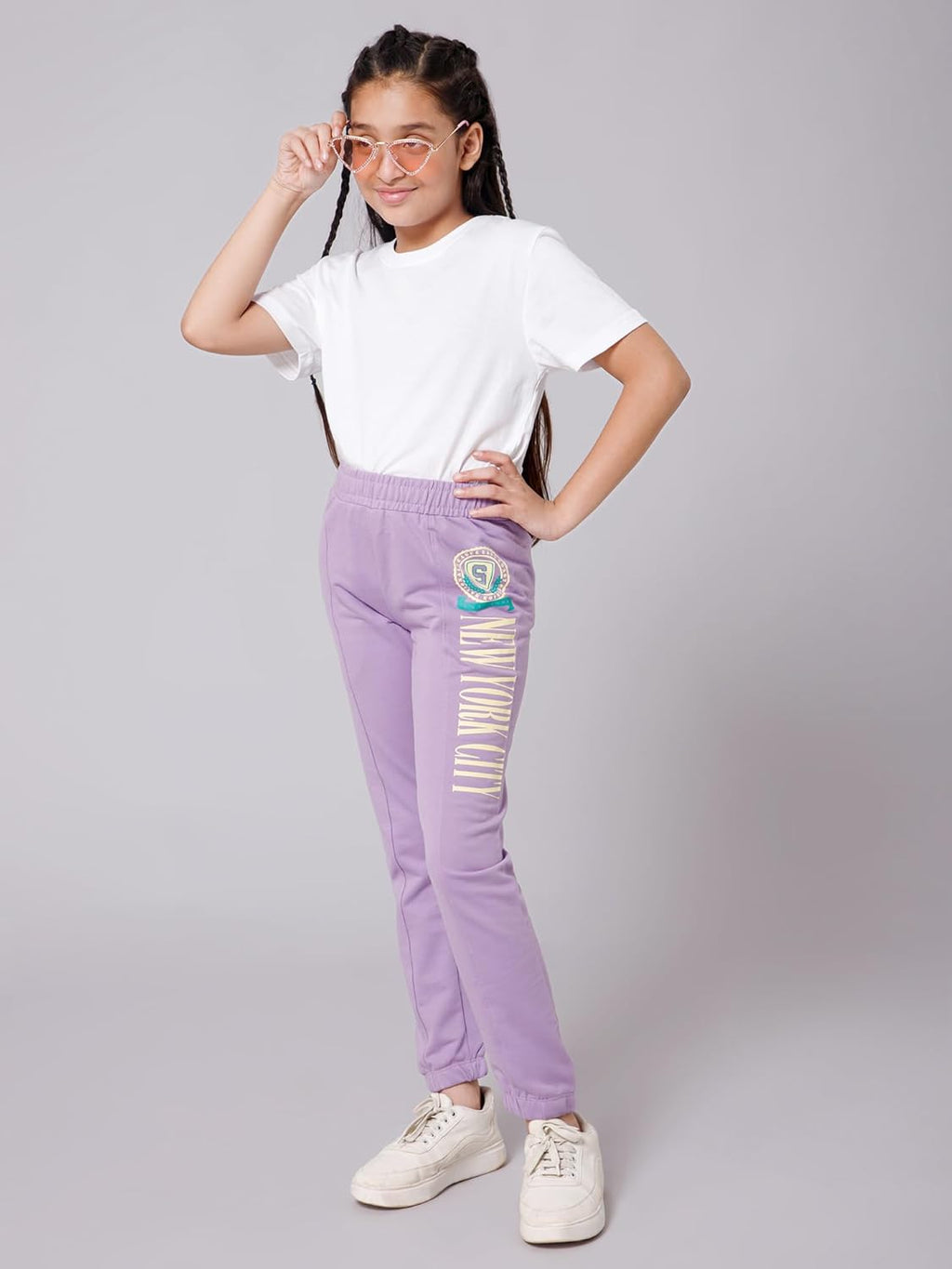 Alan Jones Clothing Solid Girls Joggers Trackpant