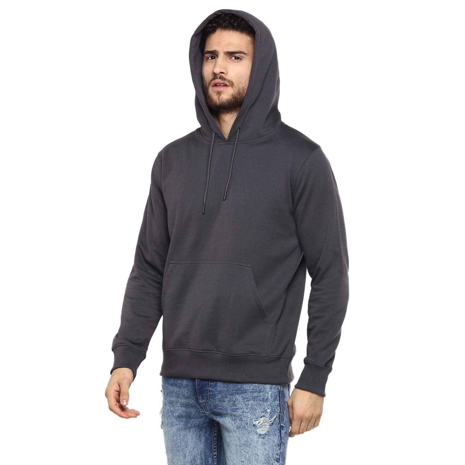 Alan Jones Clothing Men's Fleece Hooded Hoodie-5