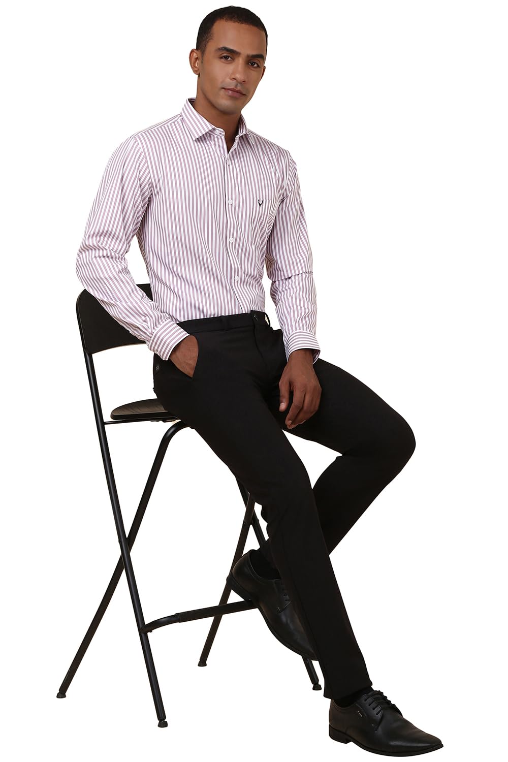 Allen Solly Men's Slim Fit Full Sleeve Striped Shirt