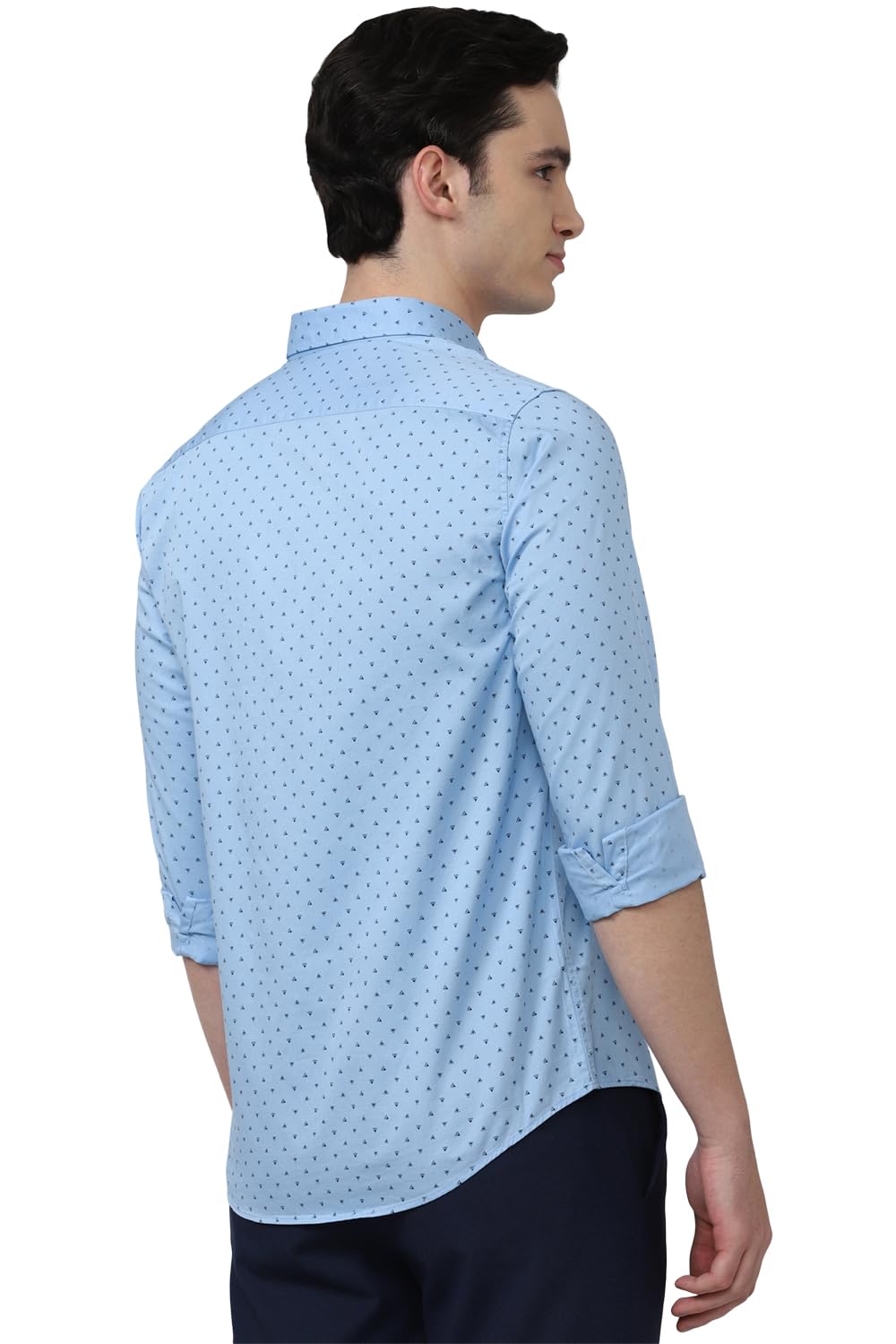 Peter England Men's Insignia Printed Slim Fit Casual Shirt