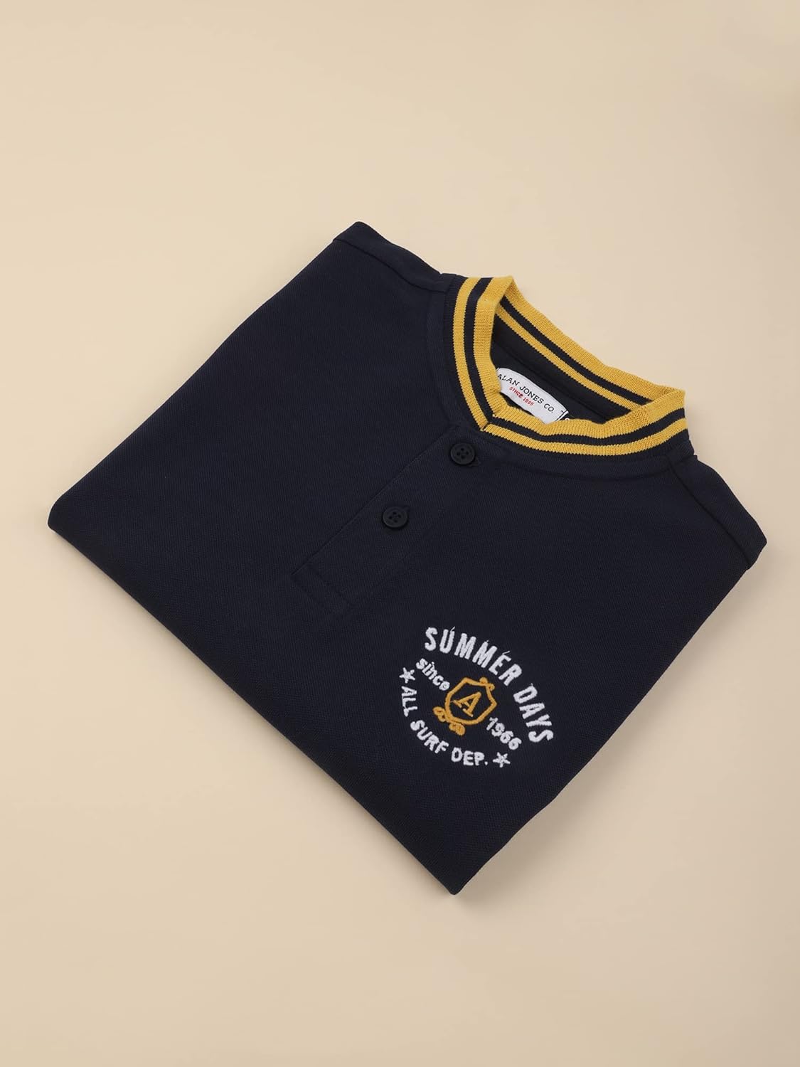 Alan Jones Clothing Solid Regular Fit Boy's Polo T-Shirt-5