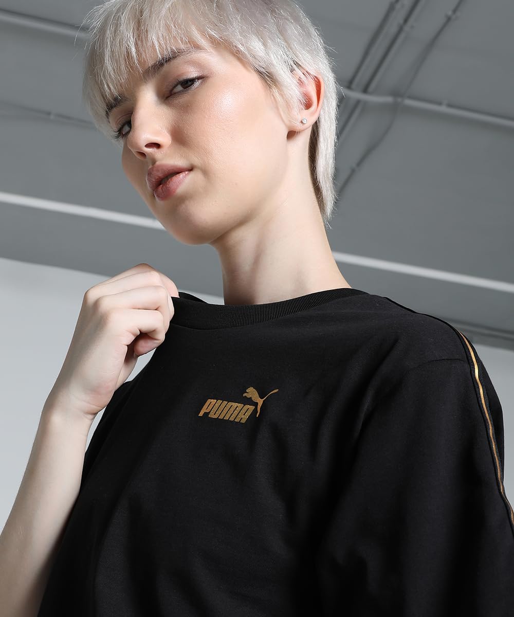 Puma Women's Printed Relaxed Fit T-Shirt