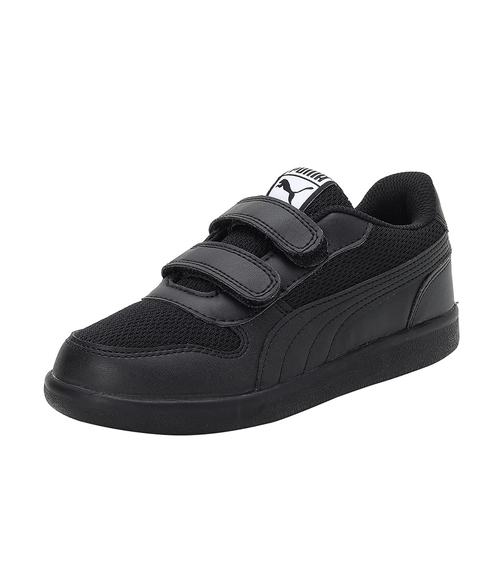 Puma Unisex-Kid Kent 2.0 V PS Black-Black Sneaker - 13 UK (38083102)