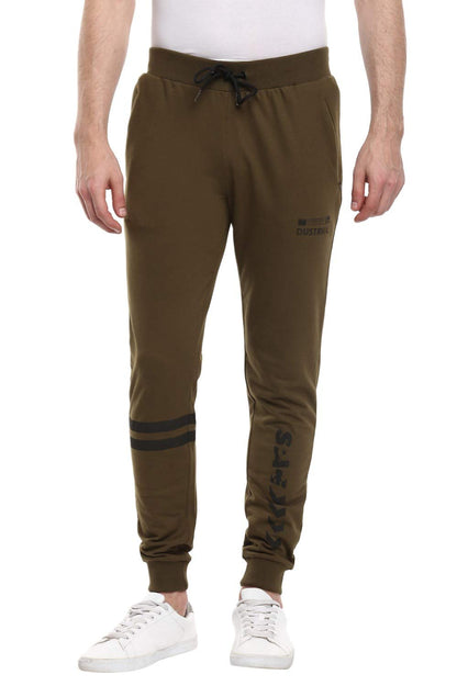 Alan Jones Clothing Men's Solid Slim Joggers Track Pants