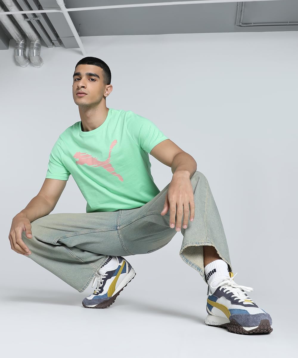 Puma Men's Solid Classic Fit T-Shirt