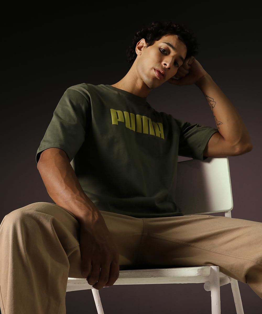 Puma Men's Solid Classic Fit T-Shirt