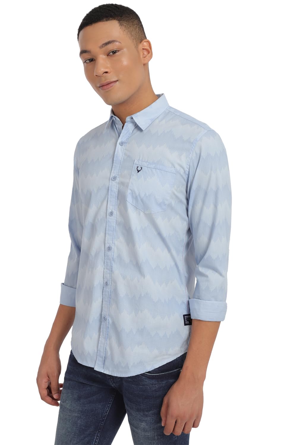 Allen Solly Men's Printed Regular Fit Shirt