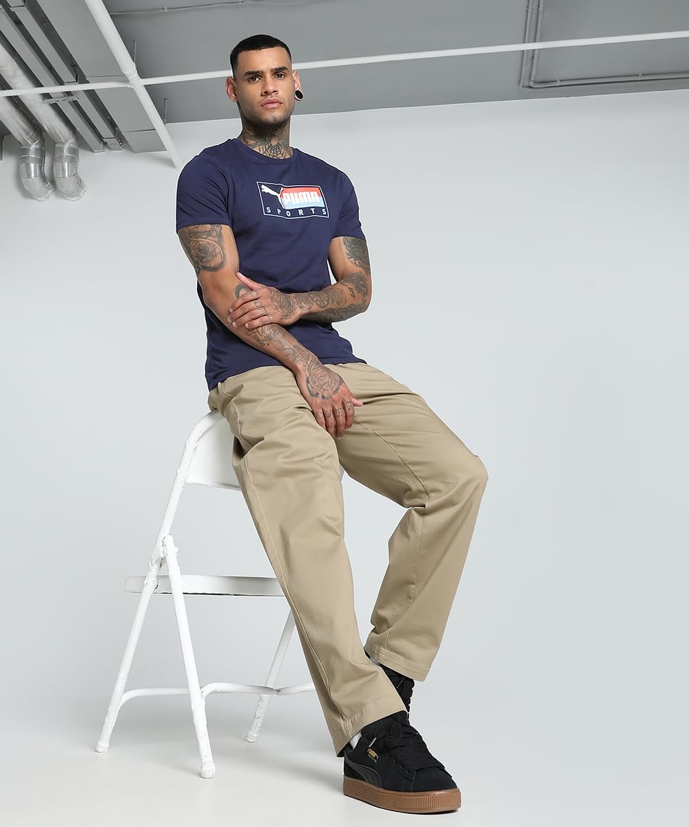 Puma Men's Graphic Print Slim Fit T-Shirt