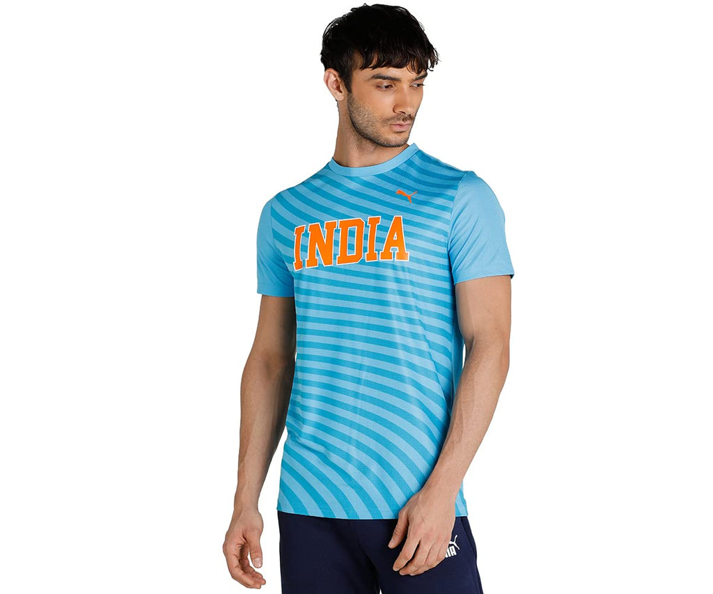 Puma Men's Solid Regular Fit T-Shirt