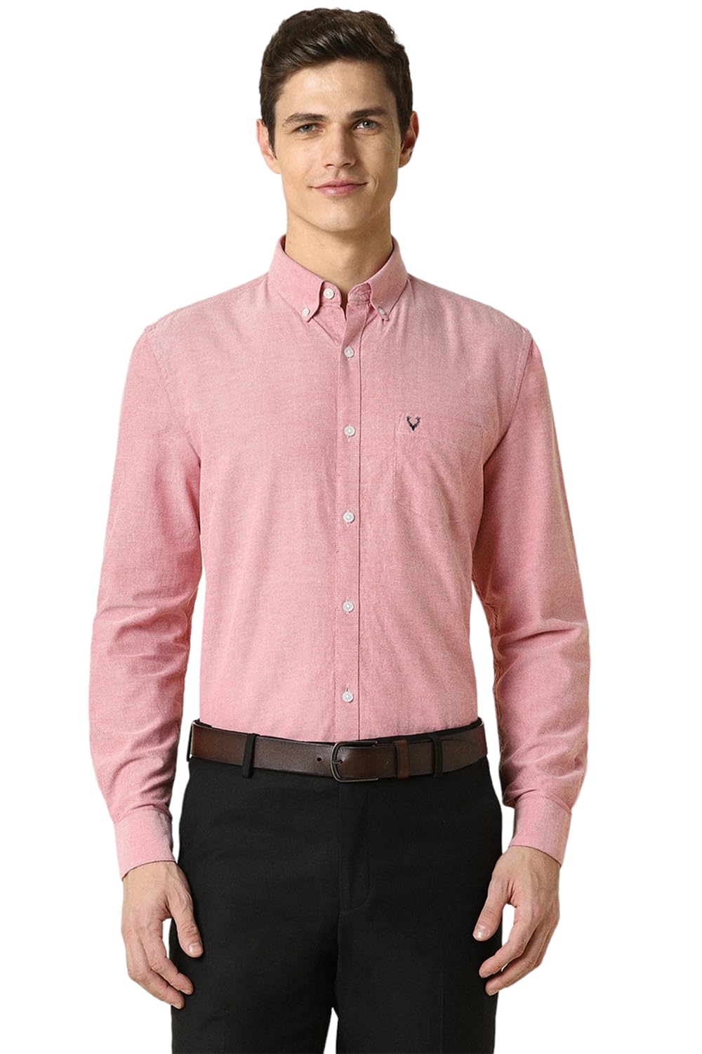 Allen Solly Men's Solid Slim Fit Shirt