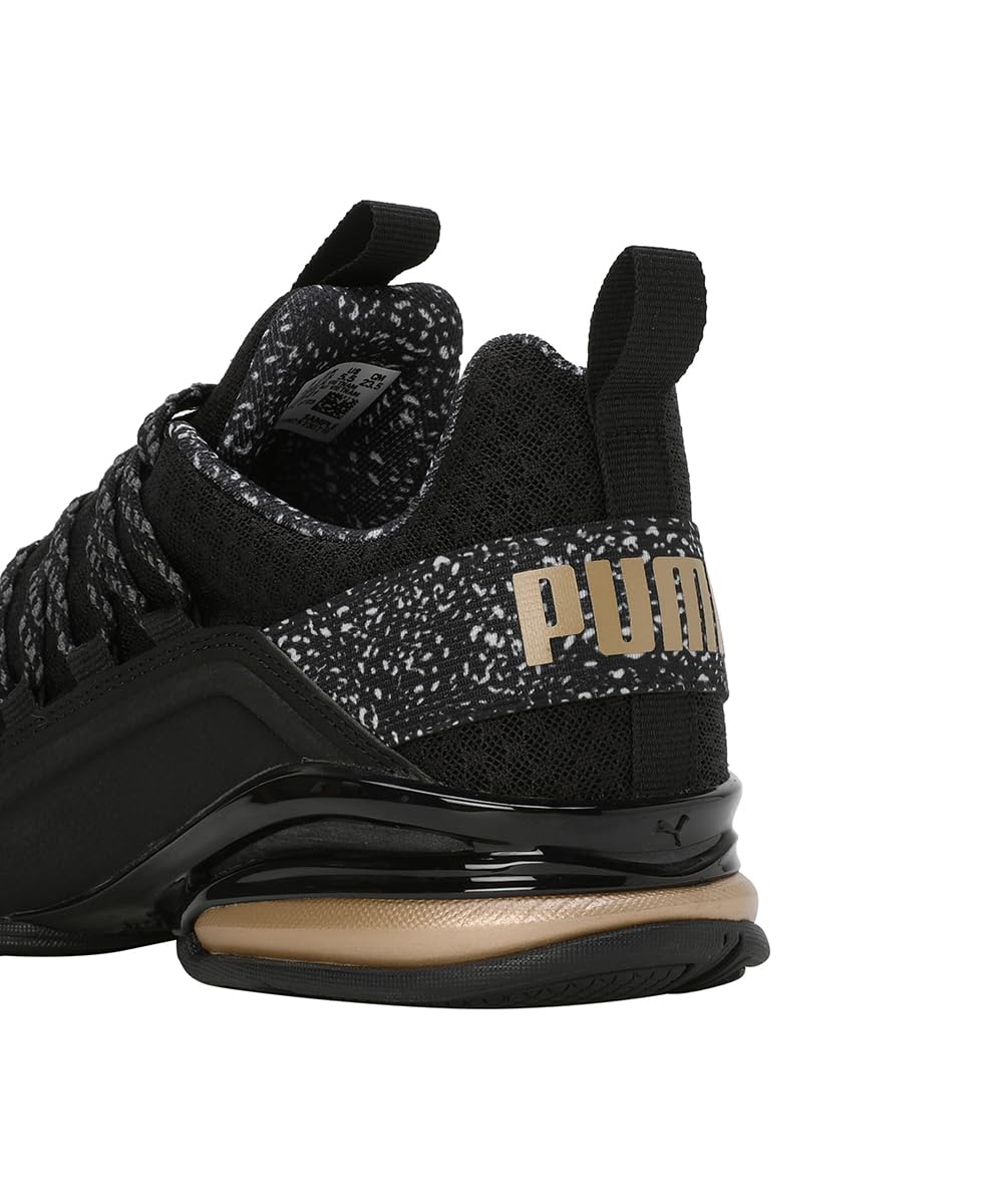 Puma Women's Axelion Minima Leopard Running Shoe