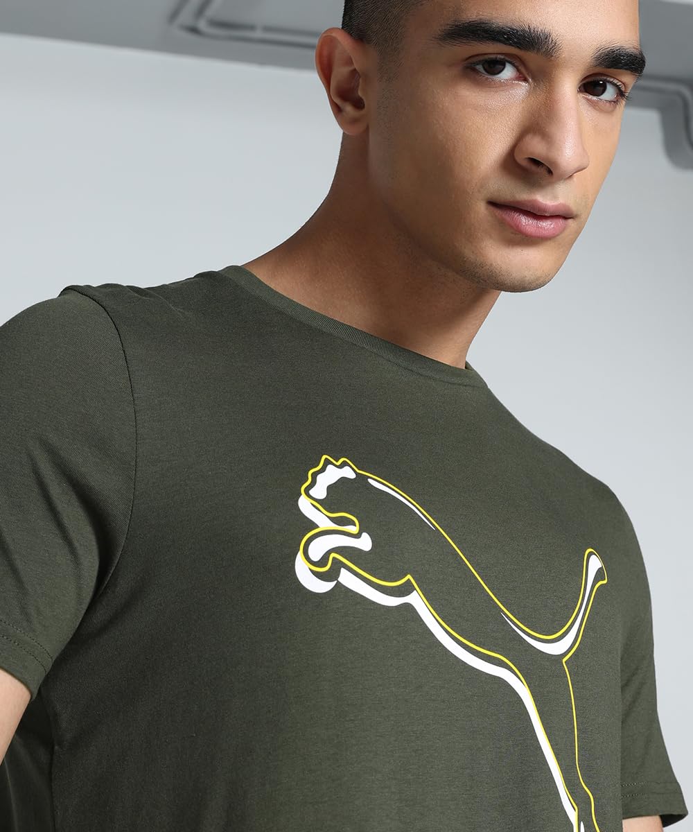 Puma Men's Solid Classic Fit Tees
