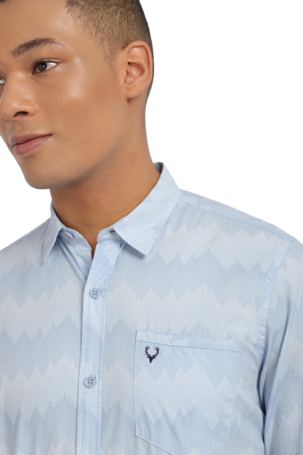 Allen Solly Men's Printed Regular Fit Shirt