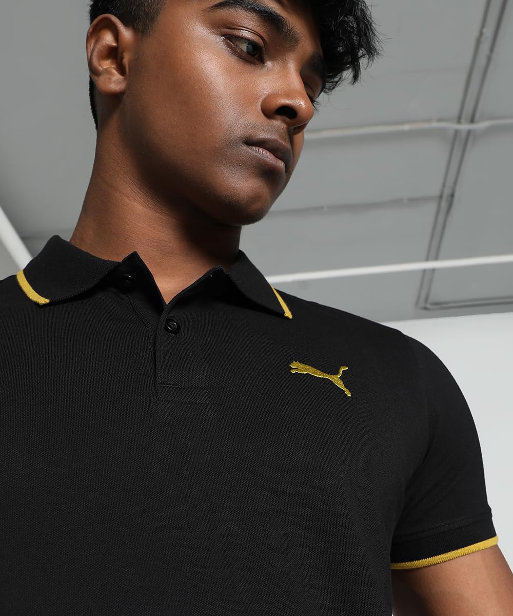 Puma Men's Solid Slim Fit T-Shirt