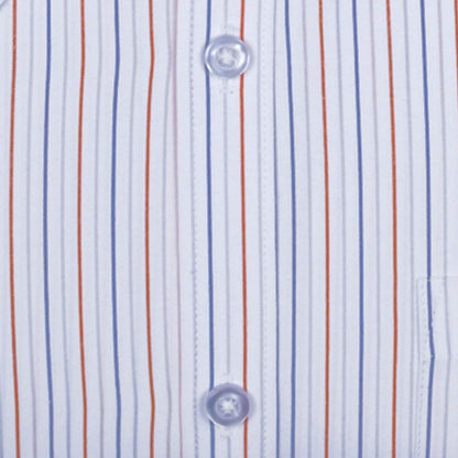 Accox Men's Cotton Striped Formal Shirt (B08YRBR6DB)