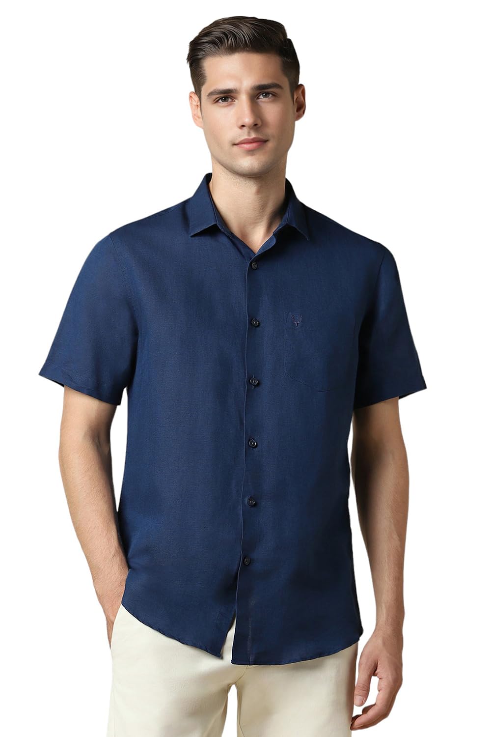 Allen Solly Men's Solid Slim Fit Shirt