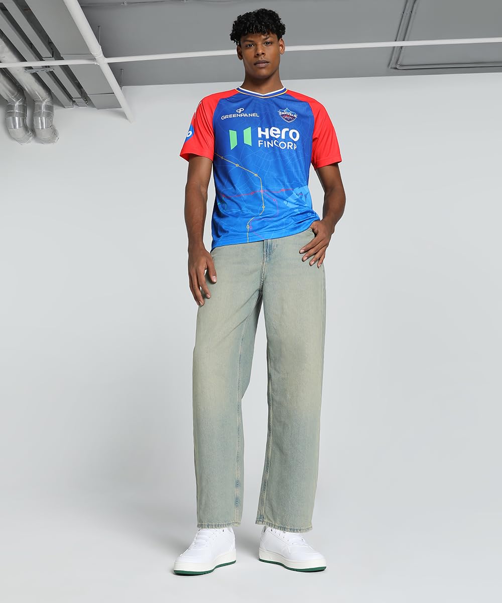Puma Mens Ipl 2024 Delhi Capitals Regular Fit Jersey
