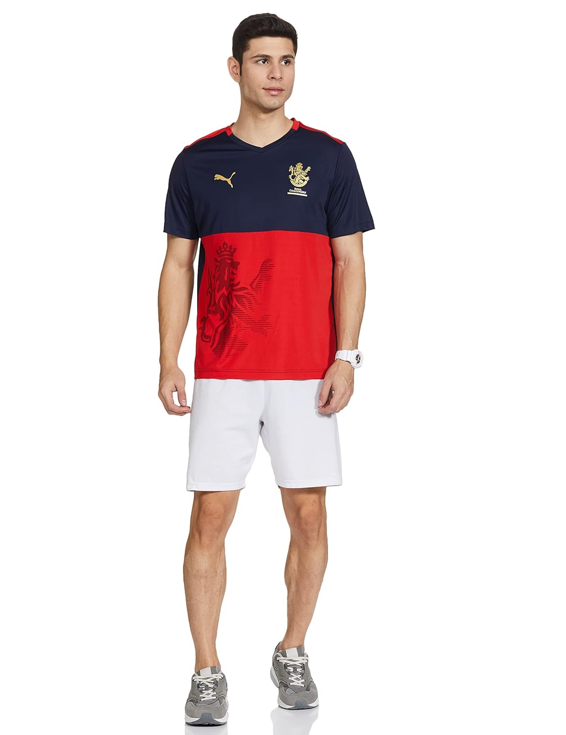 Puma Men's Letter Print Fitted T-Shirt