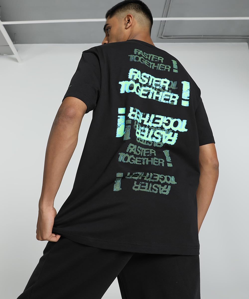 Puma Men's Printed Relaxed Fit T-Shirt