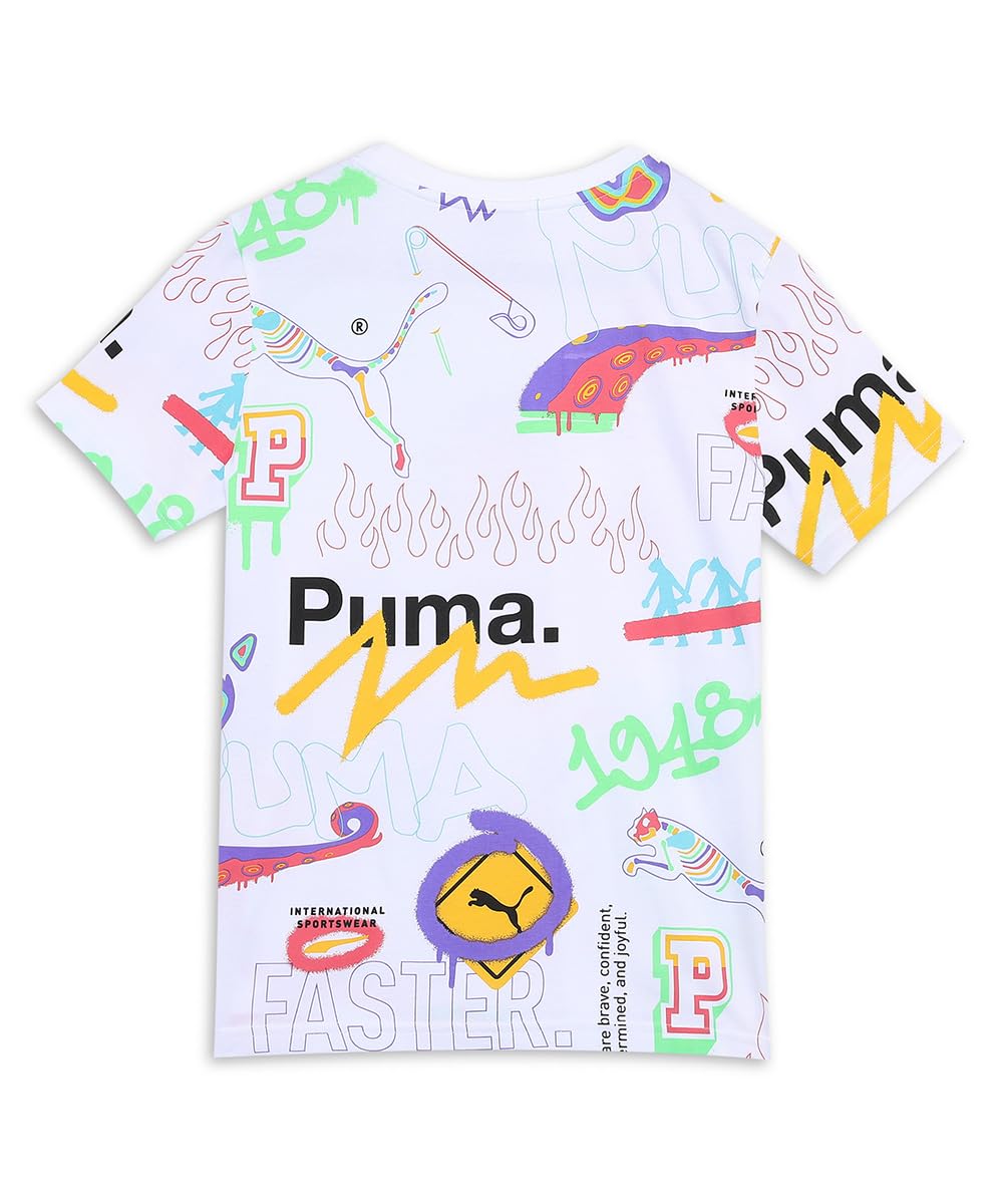 Puma Unisex Kid's Regular Fit T-Shirt