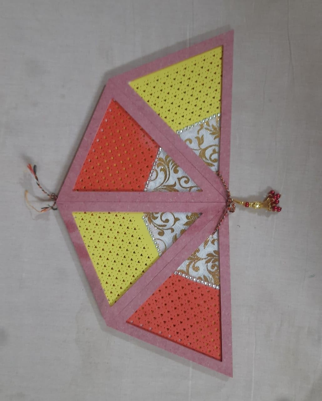 Foldable Diwali Lantern - Diamond - by Infinite Inclinations