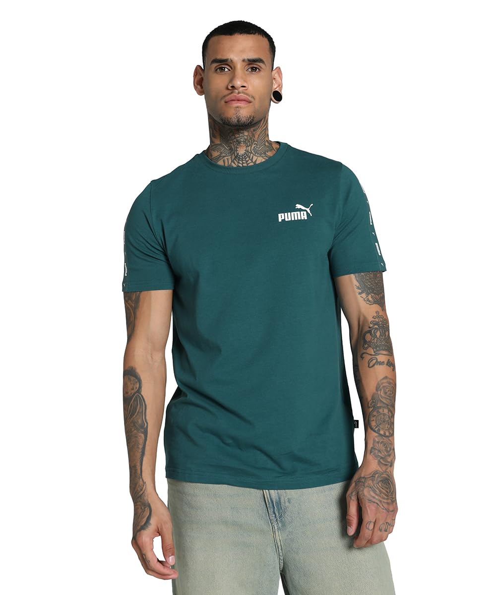 Puma Men's Solid Regular Fit T-Shirt