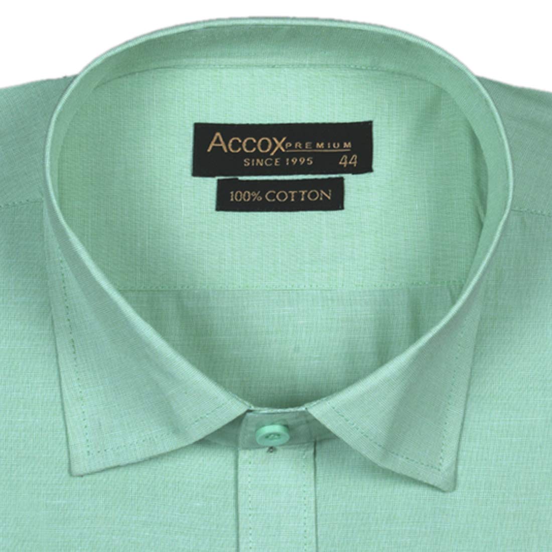 Accox Men's Cotton Plain Formal Shirt (B08KGPJYWK)