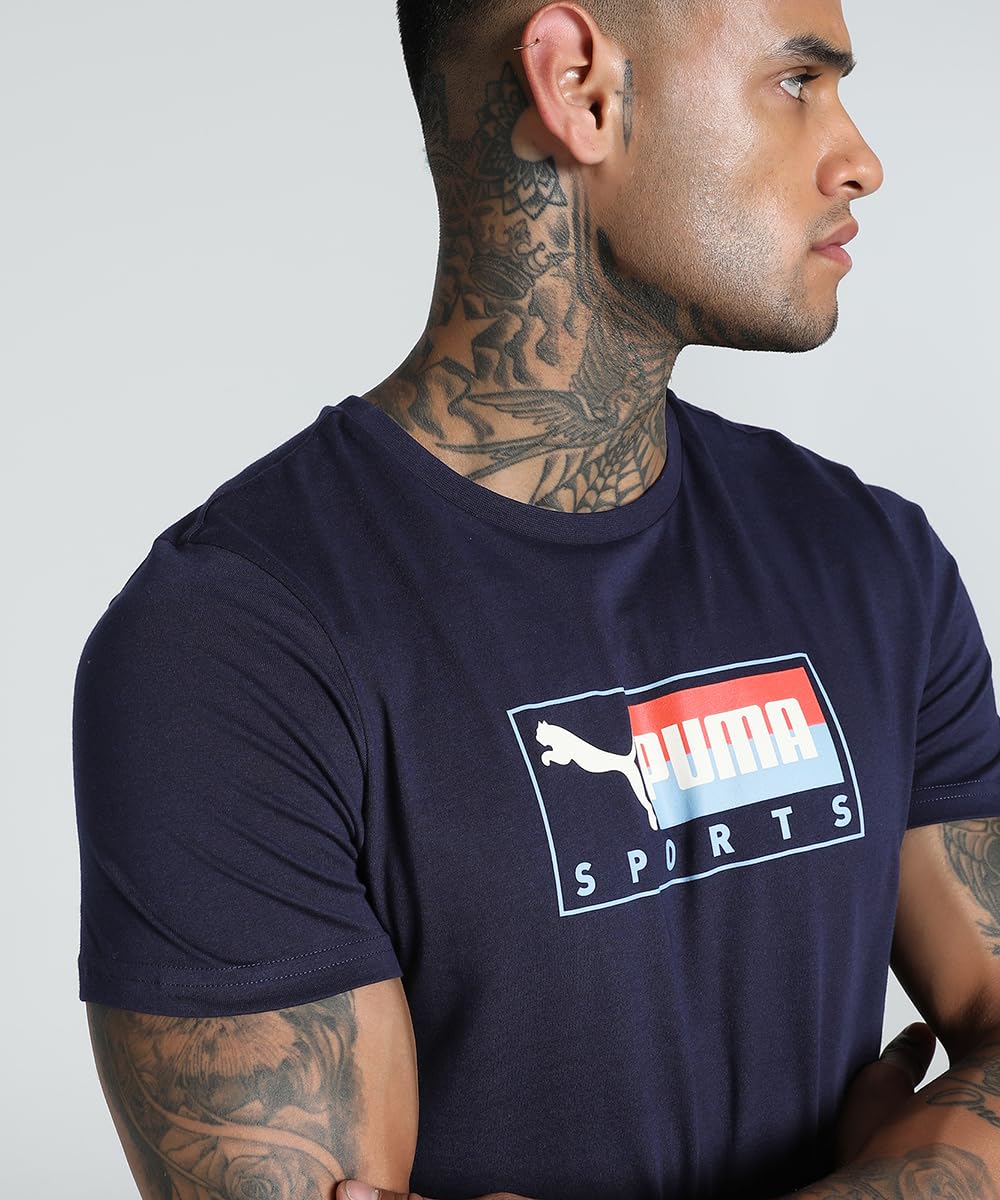 Puma Men's Graphic Print Slim Fit T-Shirt
