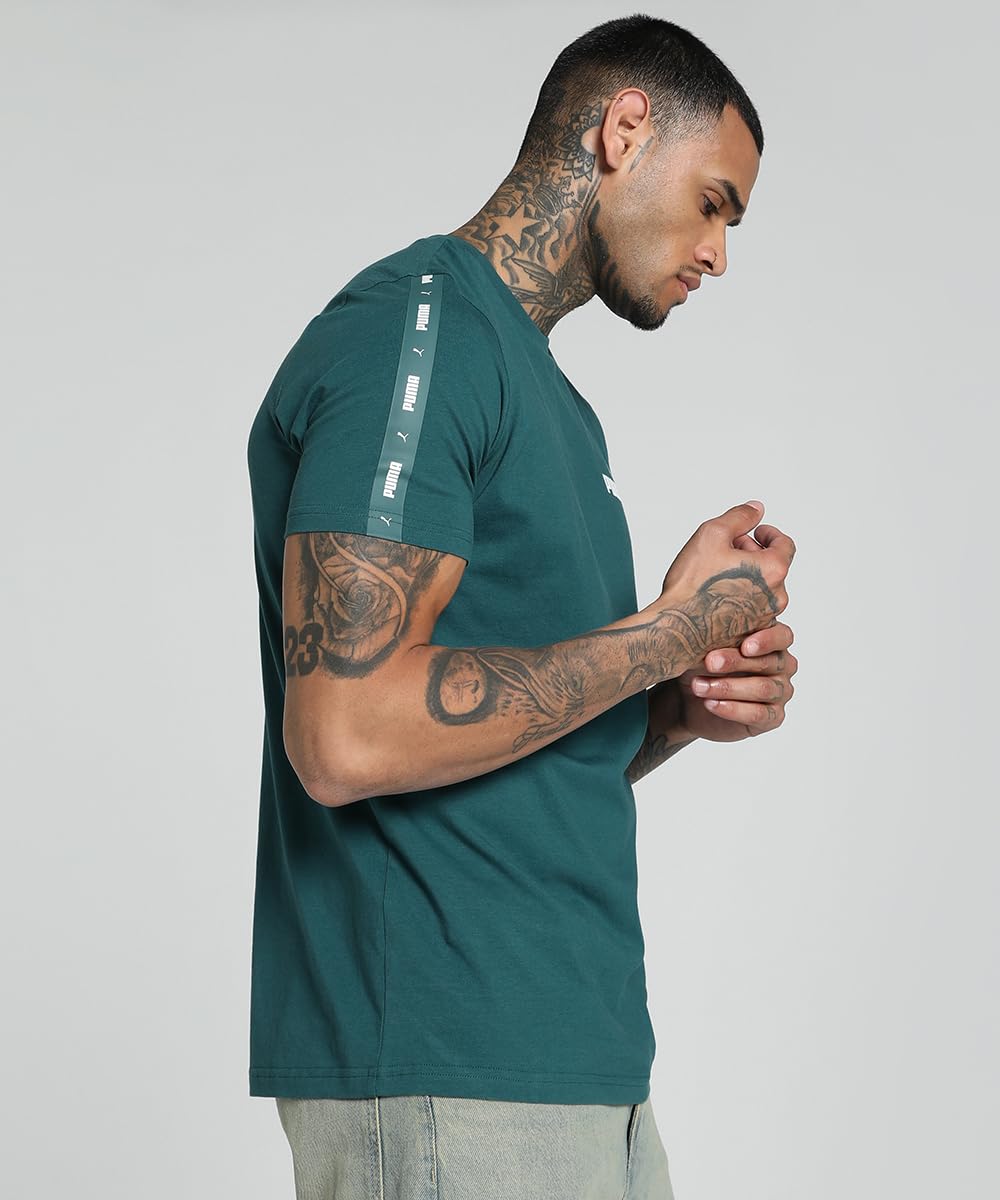 Puma Men's Solid Regular Fit T-Shirt
