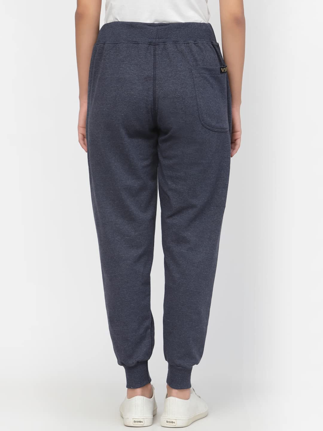 UZARUS Women's Cotton Regular Fit Joggers Track Pants with 3 Pockets