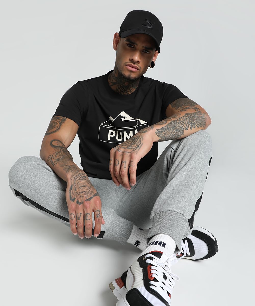 Puma Men's Graphic Print Regular Fit T-Shirt