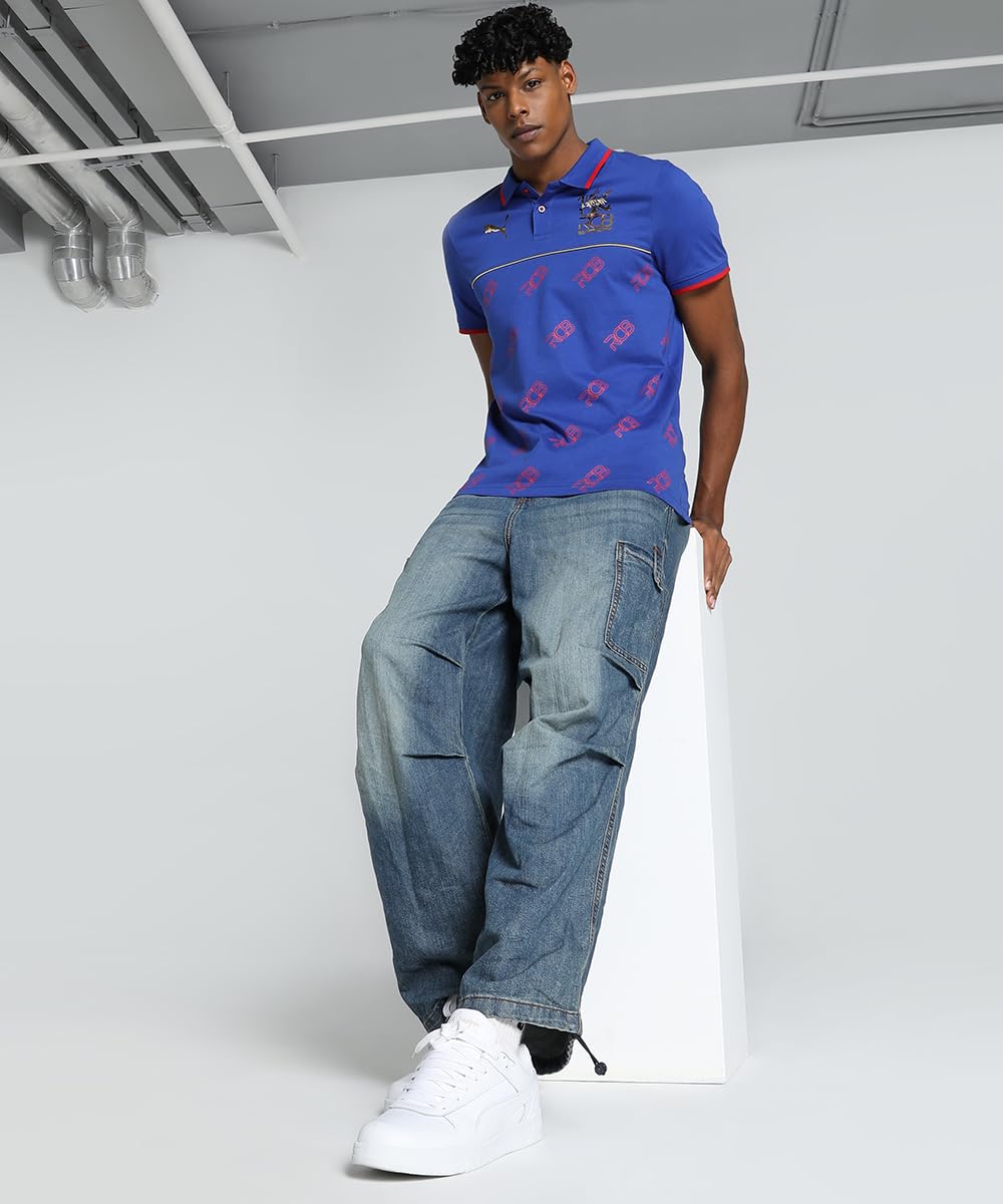 Puma Mens Ipl Rcb Regular Fit Polo T-Shirt