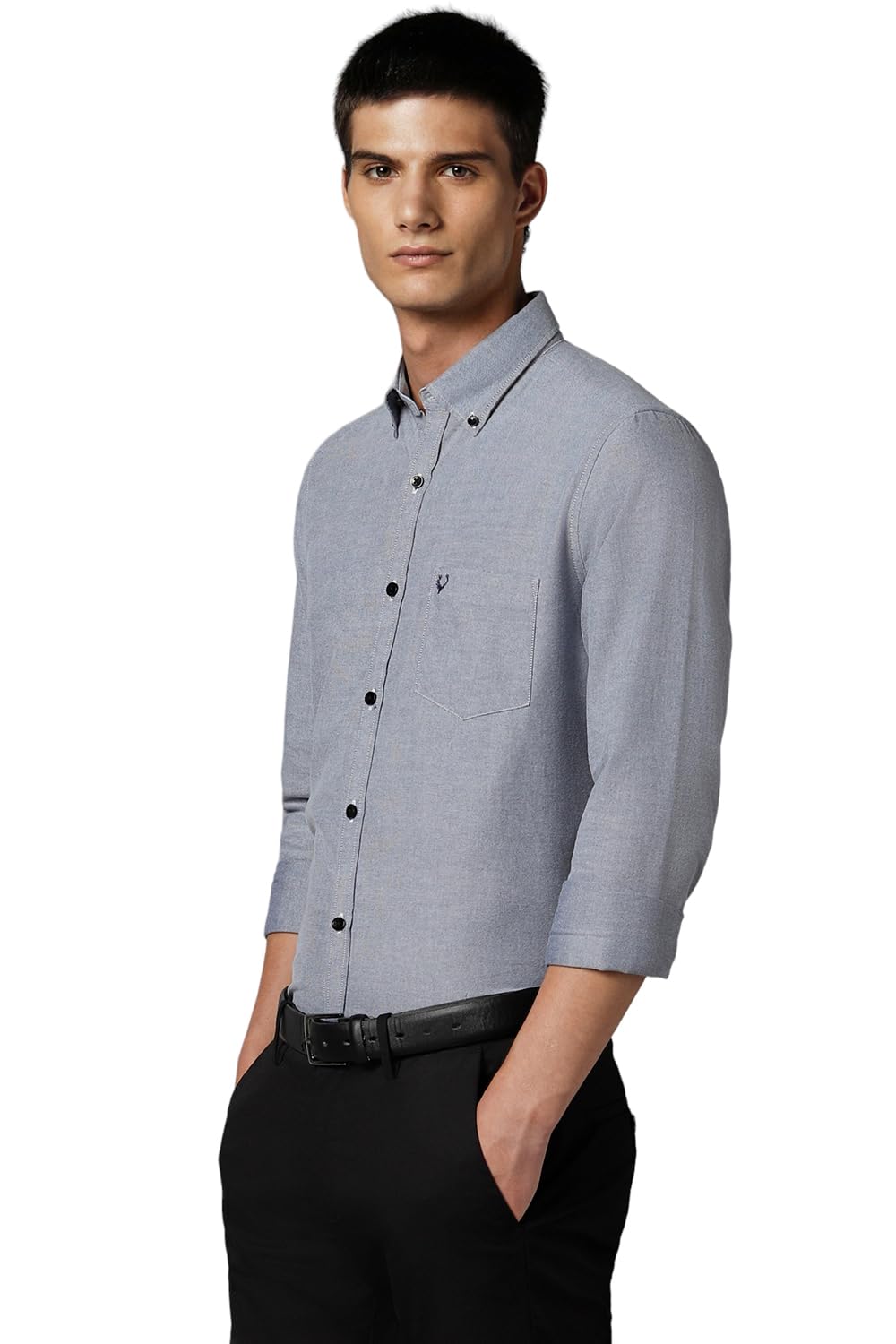 Allen Solly Men's Solid Slim Fit Shirt