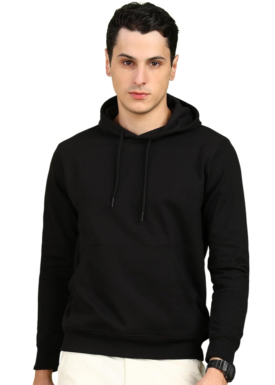 Buy Online Alan Jones Clothing Men's Fleece Hooded Hoodie