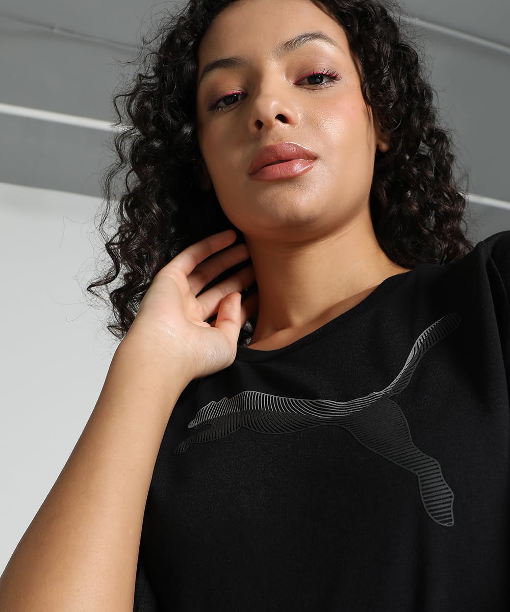 Puma Women's Printed Relaxed Fit T-Shirt