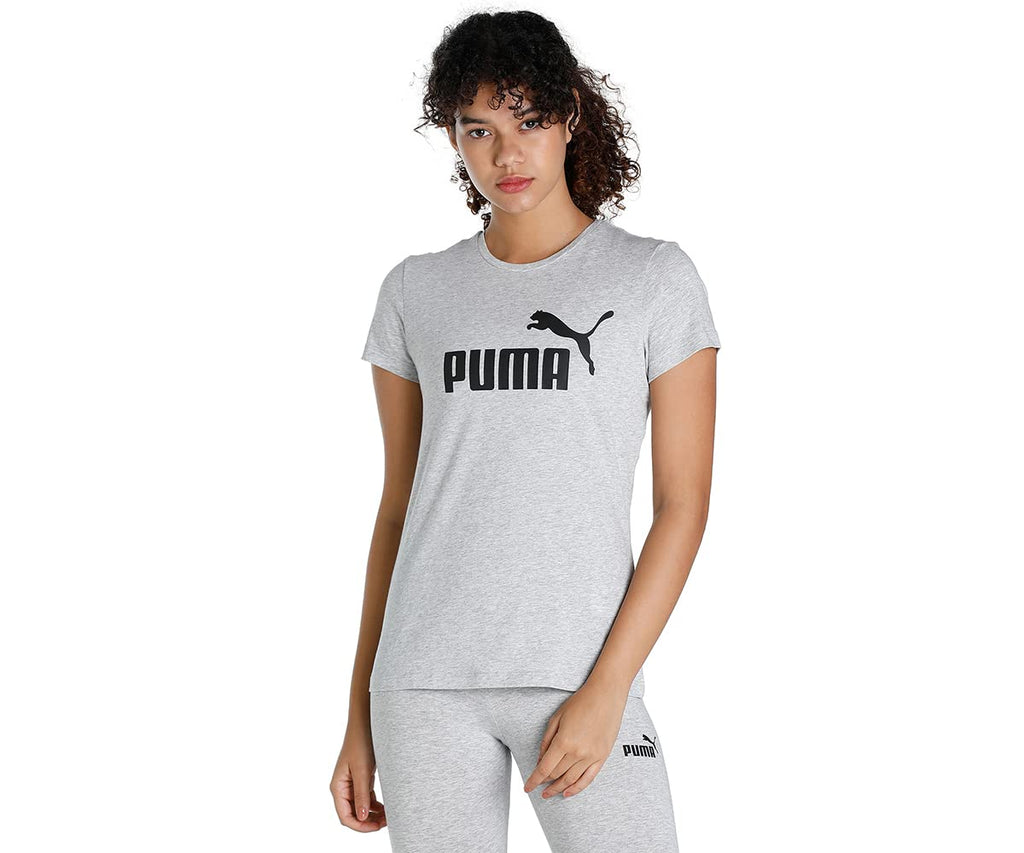 Puma Women's Letter Print Regular Fit T Shirt