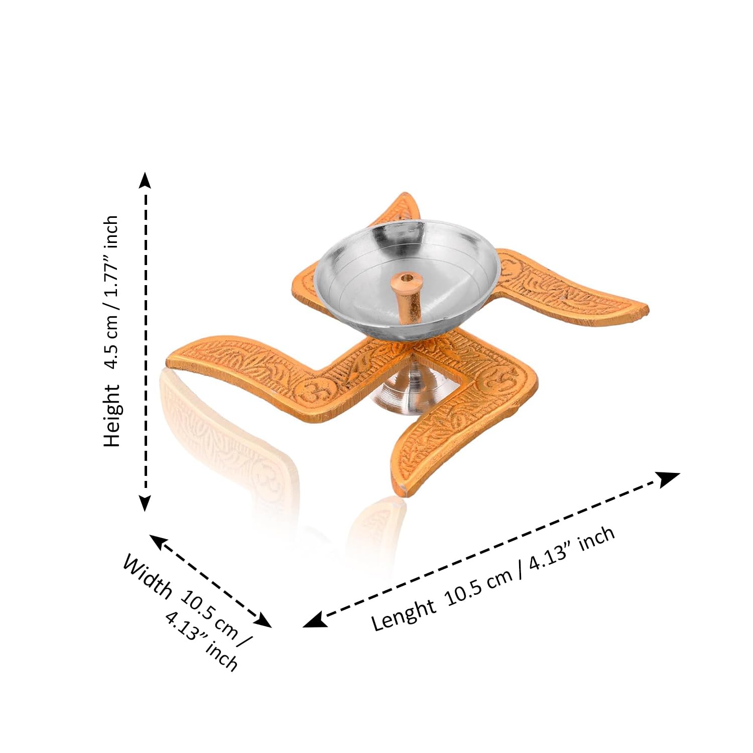 Craftvatika Gift Items for Home - Brass Diya for Pooja,Decoration Item | Premium Peetal Diya for Pooja Gift Set, Gift for Family Friends Employee,Return Gift,Cooperate Gift