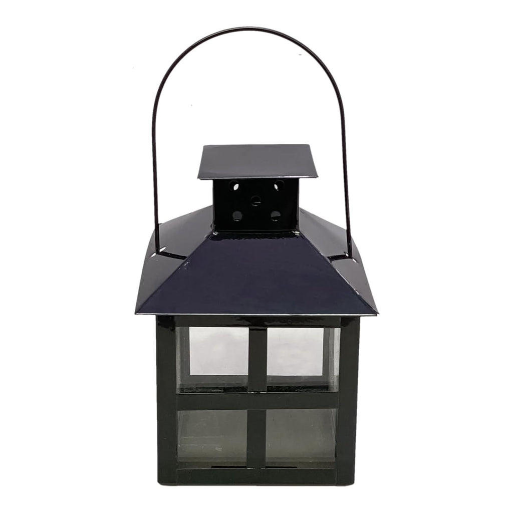 Extreme Karigari Metal Lantern for Home Decor | Tealight Candle Holder | Ideal for Diwali, Festivals, Christmas, New Year | Home Decor (Black)
