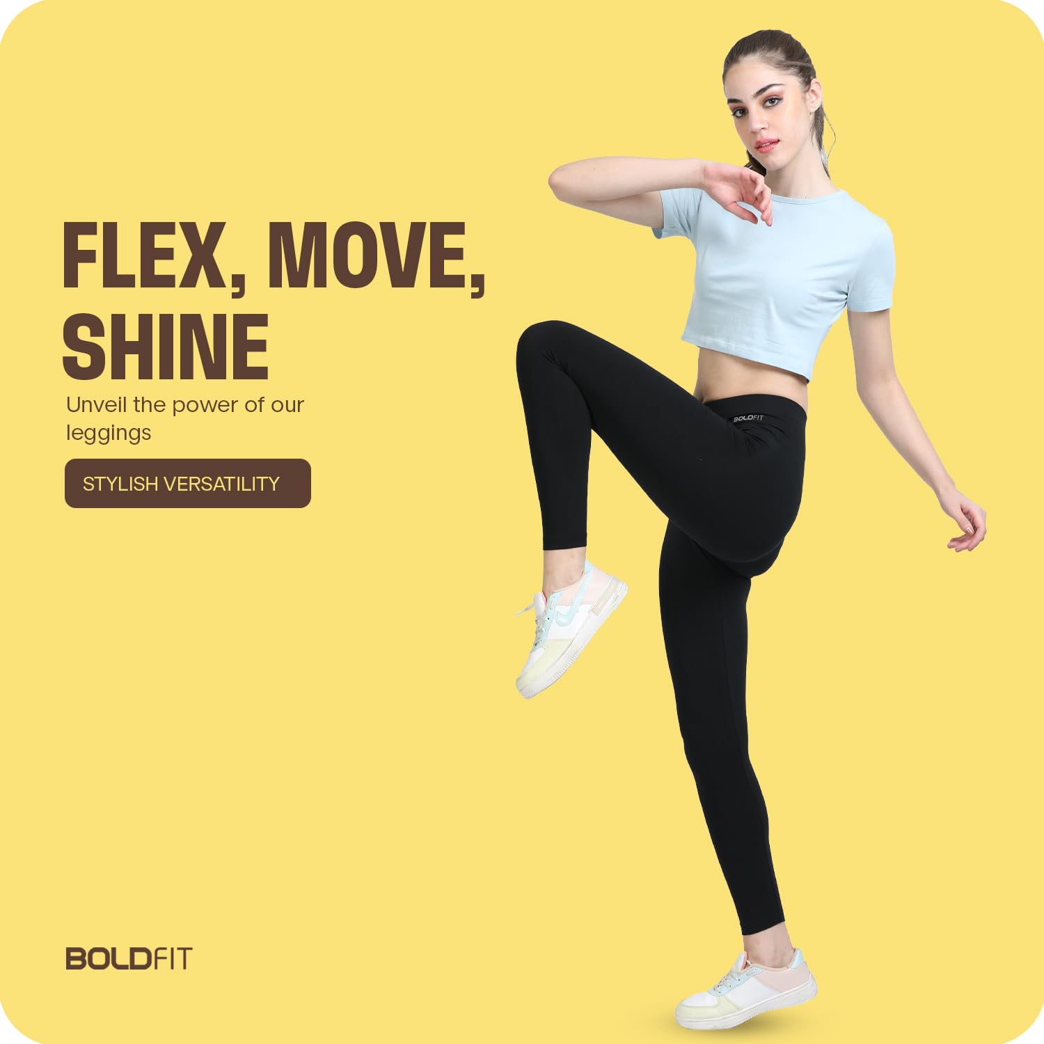Boldfit Gym Wear for Women Stretchable Yoga Pants for Women