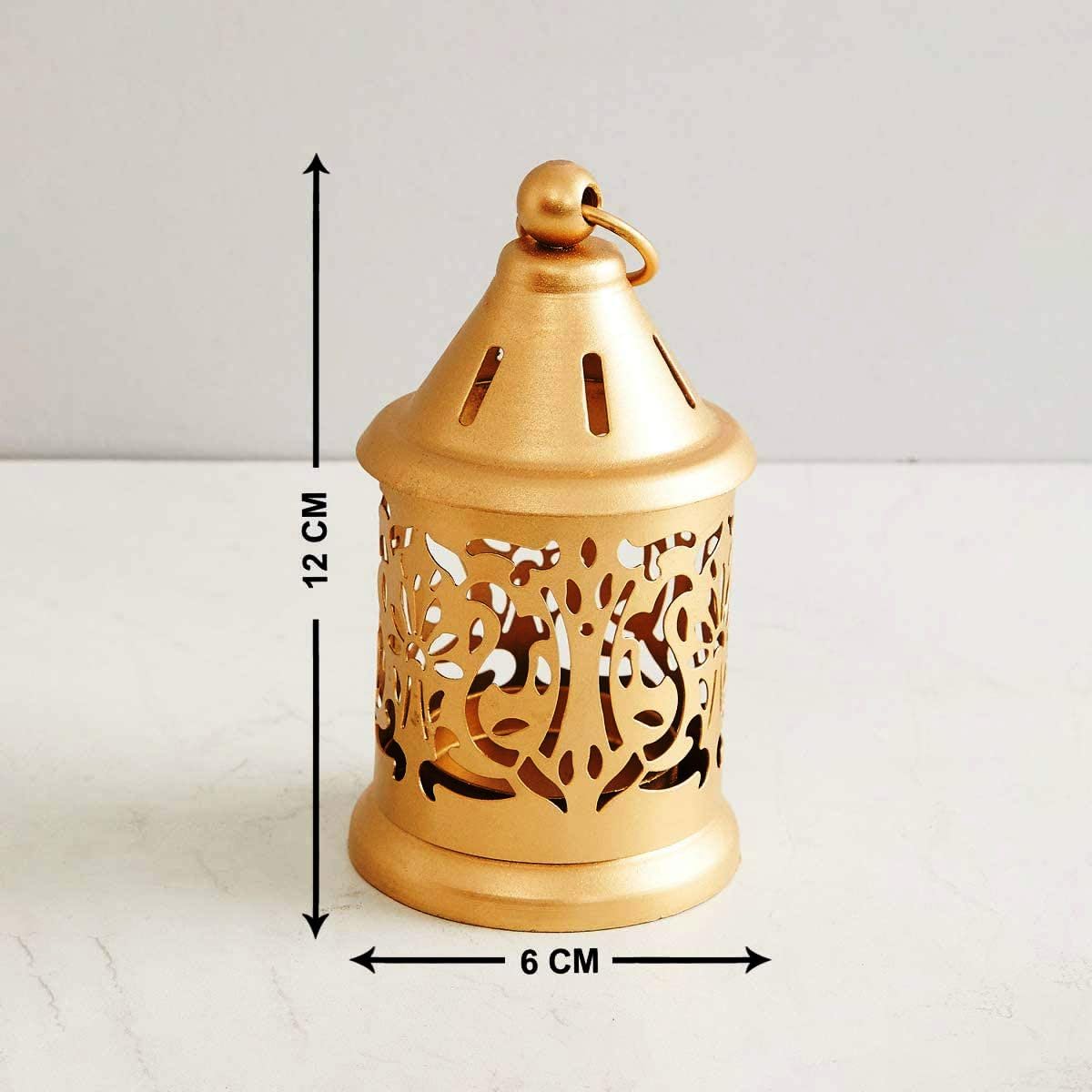 Decor Gallery Metal Lanterns for Home, Wedding, Party, Eid, Diwali, New Year, Birthday, Anniversary, Housewarming Gift Pack of 4