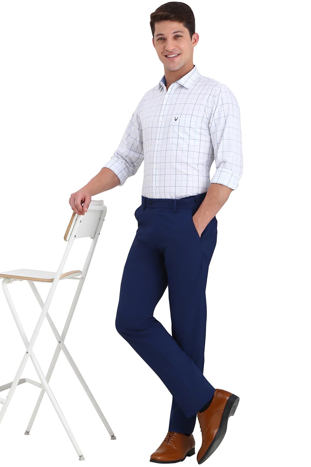 Allen Solly Men's Solid Slim Fit Shirt