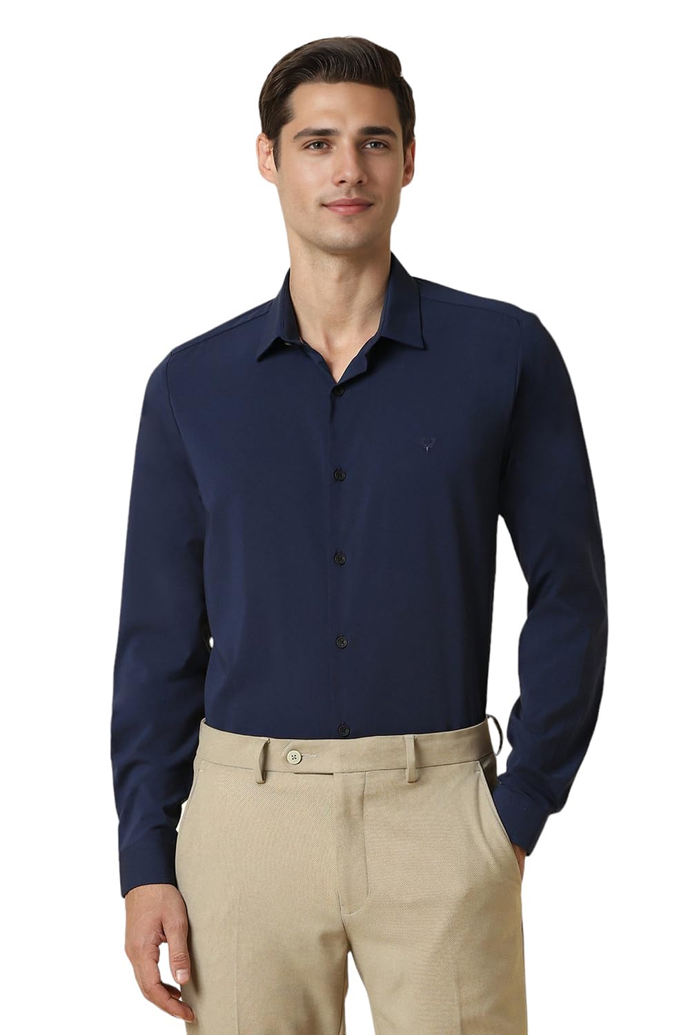 Allen Solly Men's Solid Slim Fit Shirt