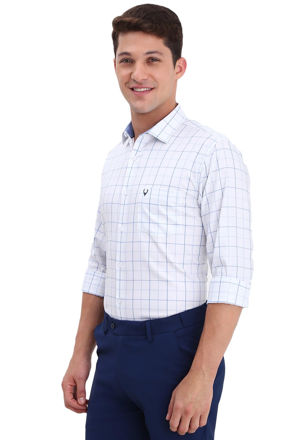 Allen Solly Men's Solid Slim Fit Shirt