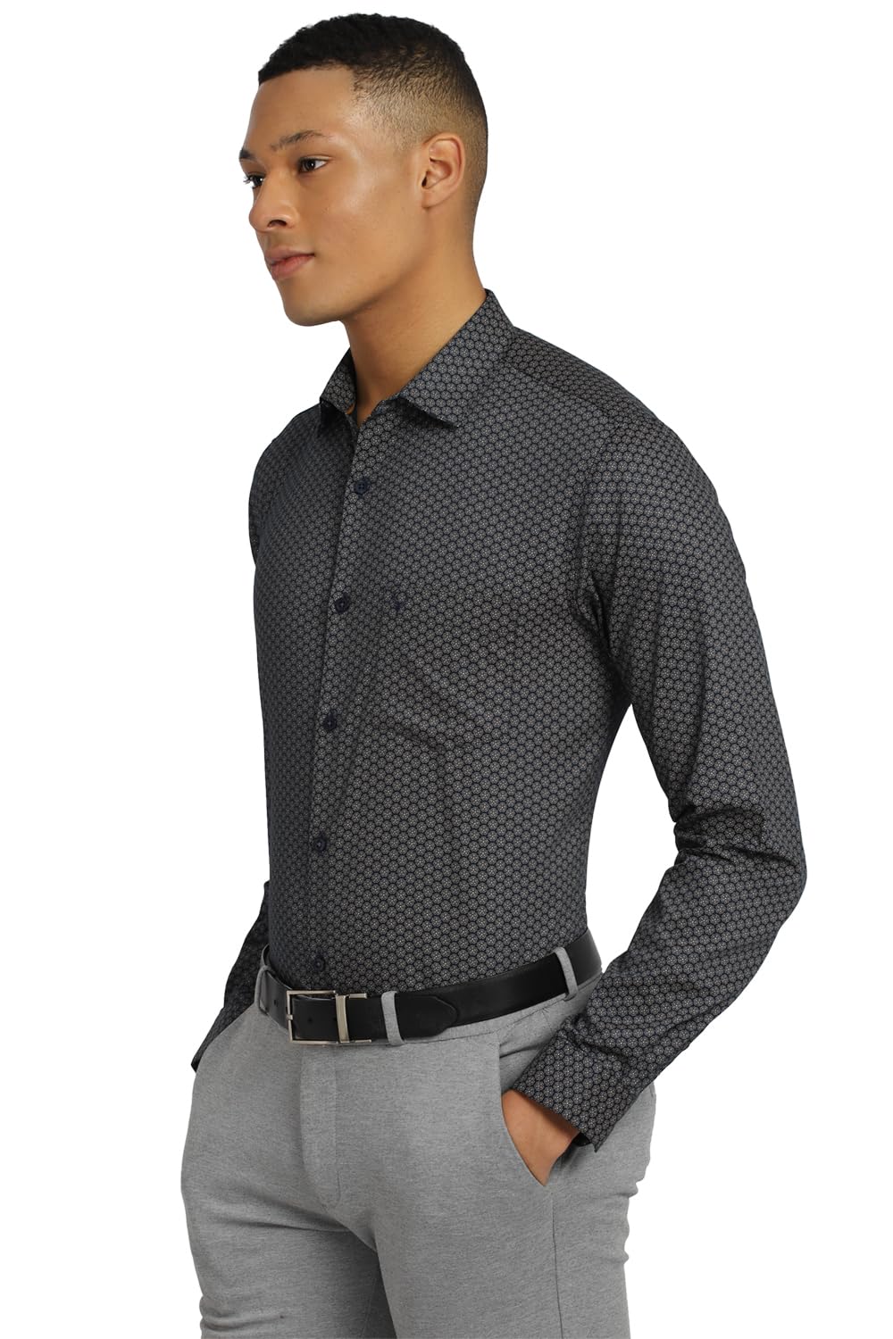 Allen Solly Men's Solid Slim Fit Shirt