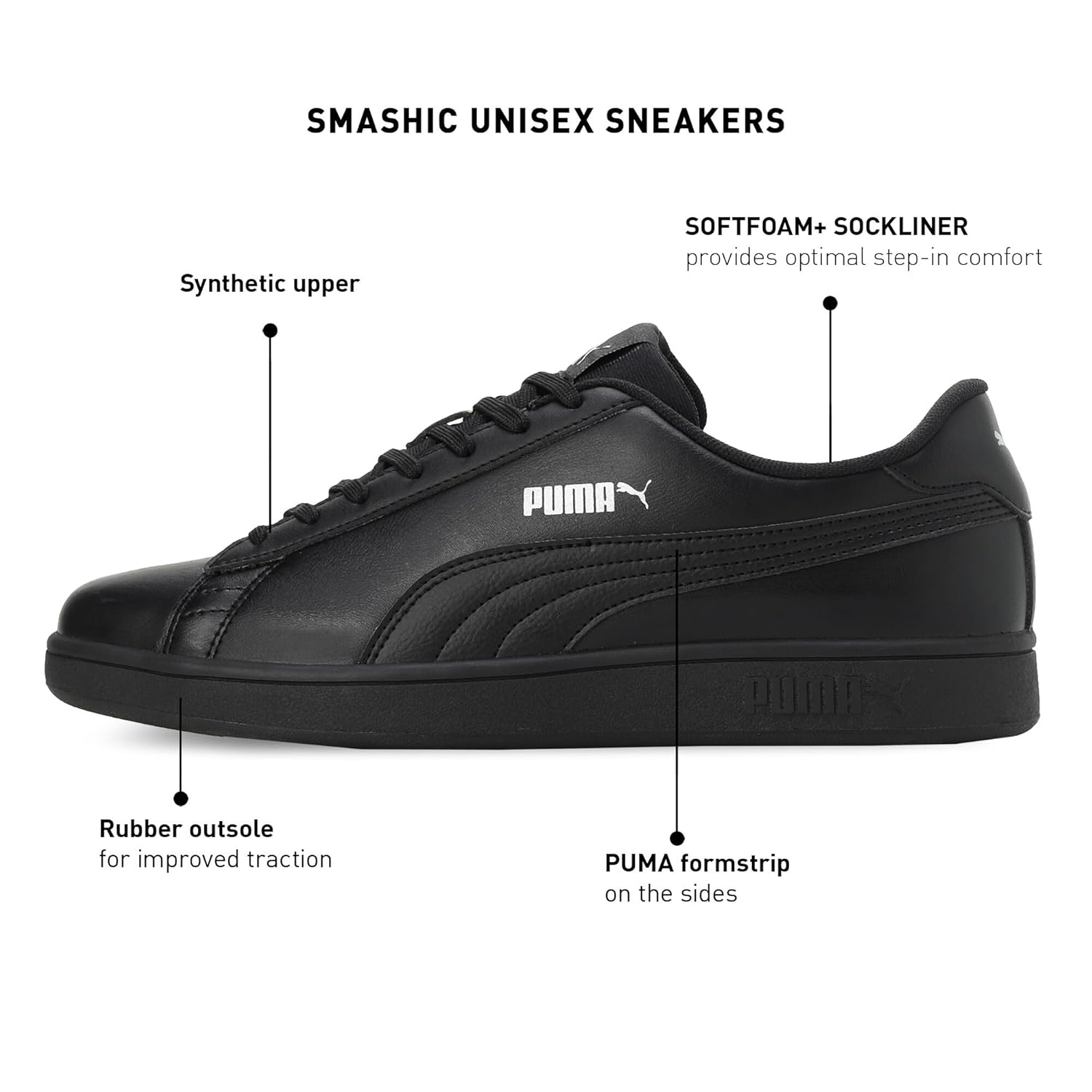 Puma Unisex Smashic Sneaker