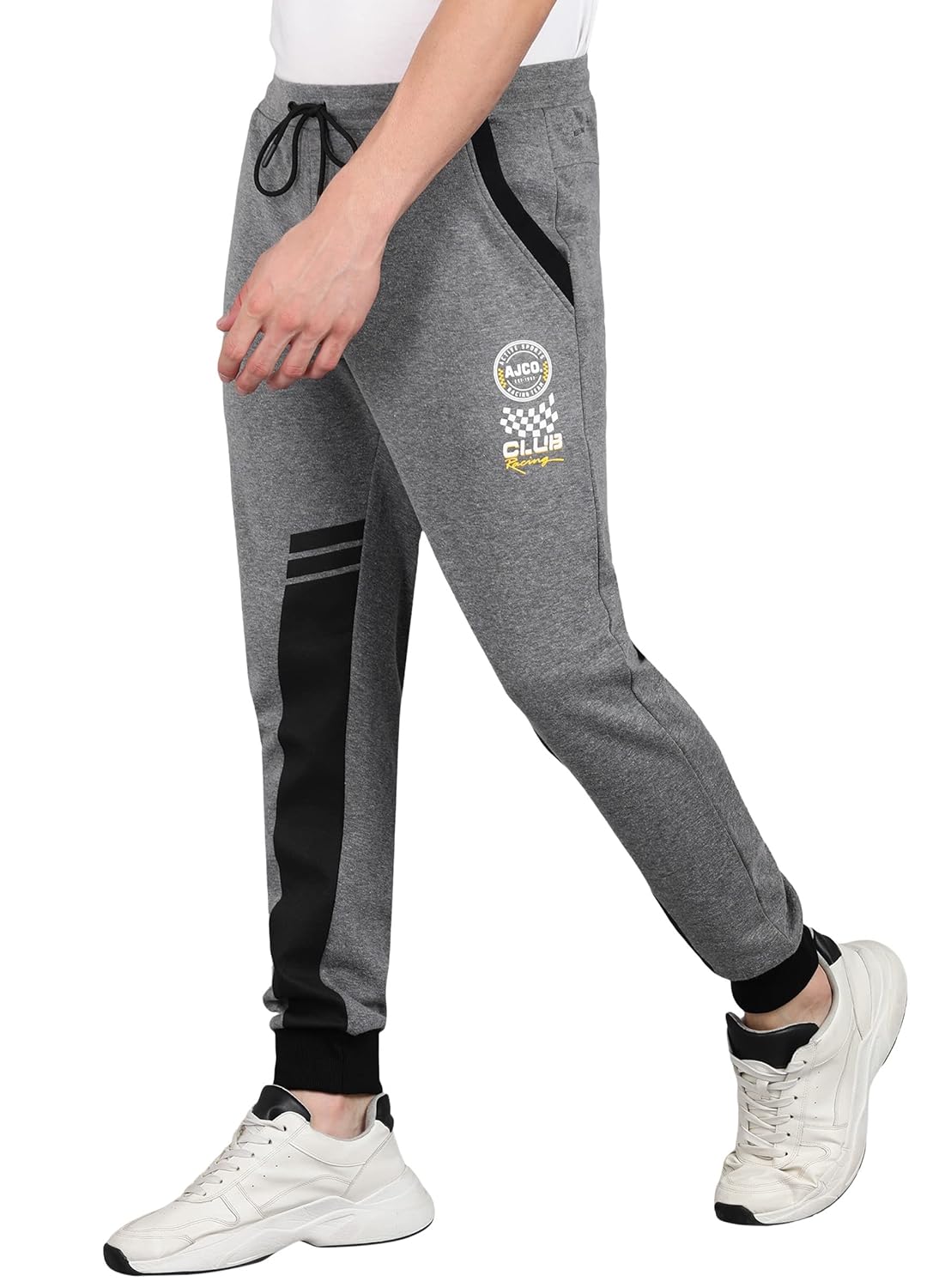 Alan Jones Clothing Men's Printed Cotton Joggers Track Pant-1