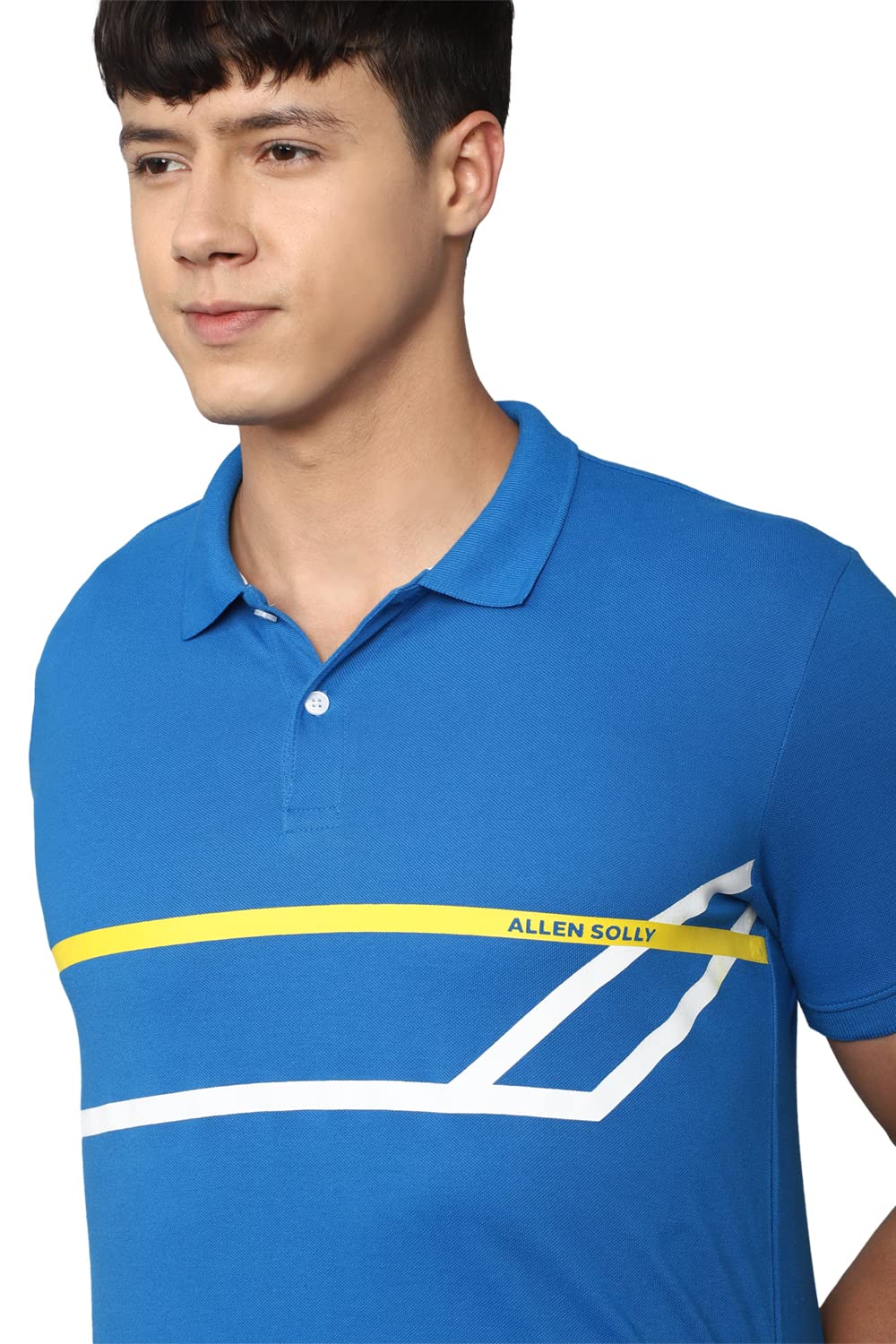 Allen Solly Men's Solid Regular Fit Polo T-Shirt