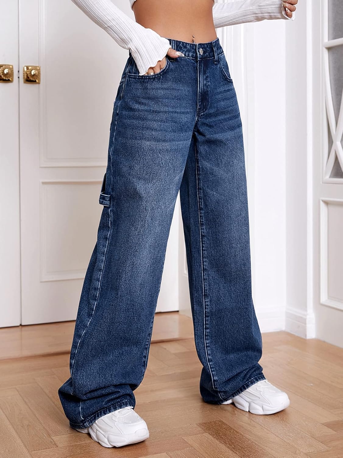GRECIILOOKS Regular Fit Jeans for Women