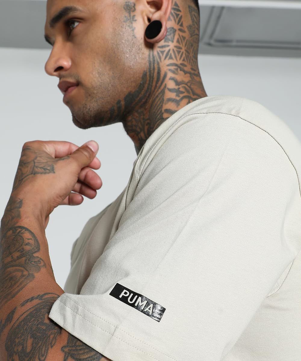 Puma Men's Printed Relaxed Fit T-Shirt